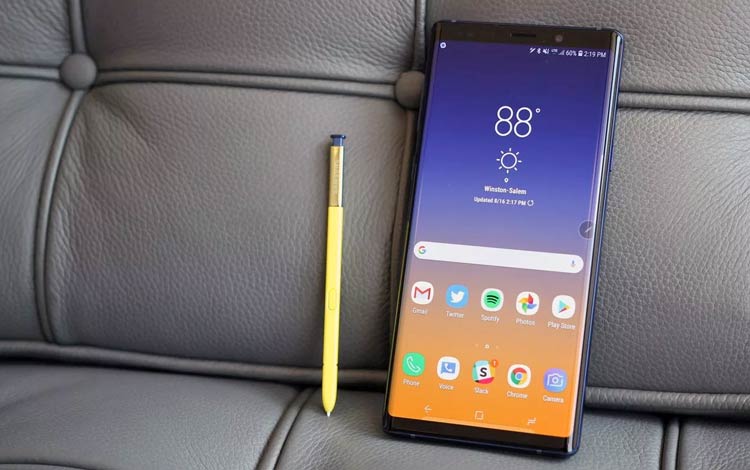 Smartphone Samsung Dengan Performa Terbaik 2019 - Galaxy Note 9