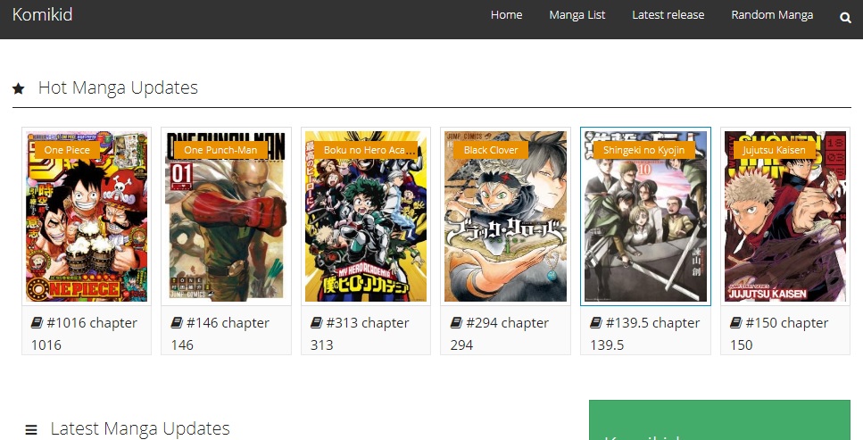 Situs Baca Manga Terbaik Bahasa Indonesia dan Inggris
