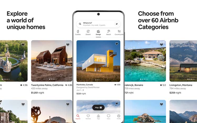Airbnb - Aplikasi Villa Rental Terbaik